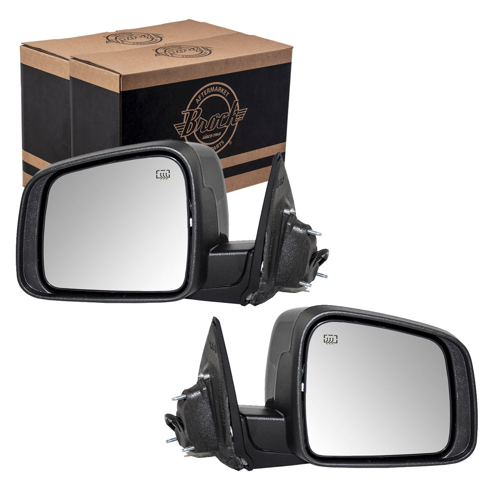 Power Mirror for 2011-2018 Durango Heated Manual Fold 5SH43TZZAF Set CH1320348