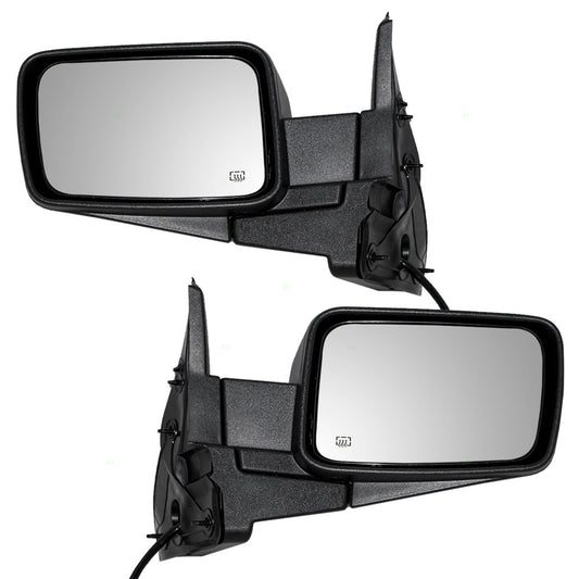 Power Mirror for 2006-2010 Commander Heated Manual Fold 55396637AD Set CH1320267
