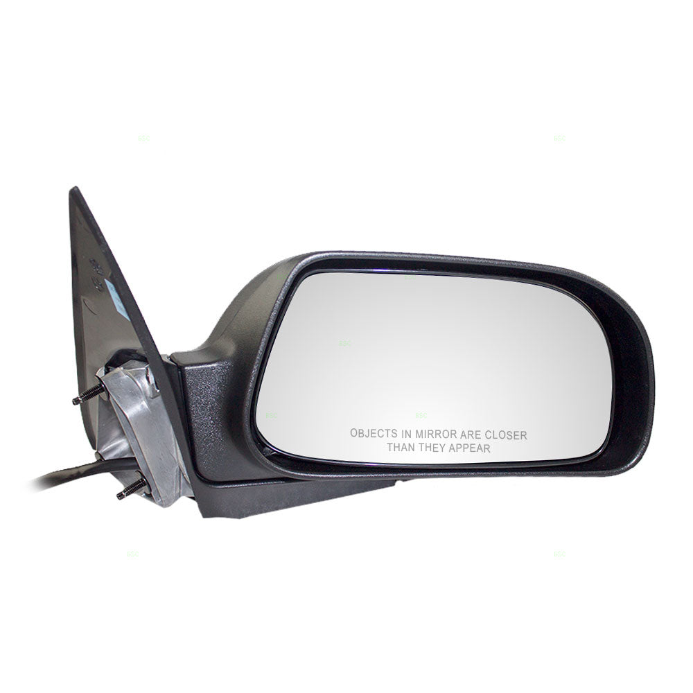 Replacement Passengers Power Side View Mirror Heated Textured Compatible with 2004-2005 Pacifica 4857908AD