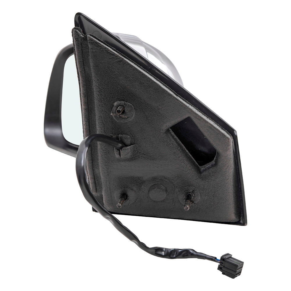 Replacement Drivers Power Side View Mirror Heated with Chrome Cover Compatible with 2007 2008 2009 Aspen 55364665AI