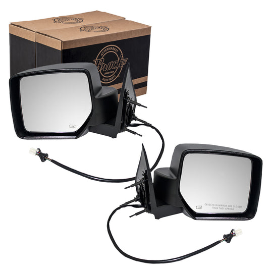 Power Mirror for 2008-2012 Liberty Memory Heated Manual Fold 57010187AF Set CH1320280