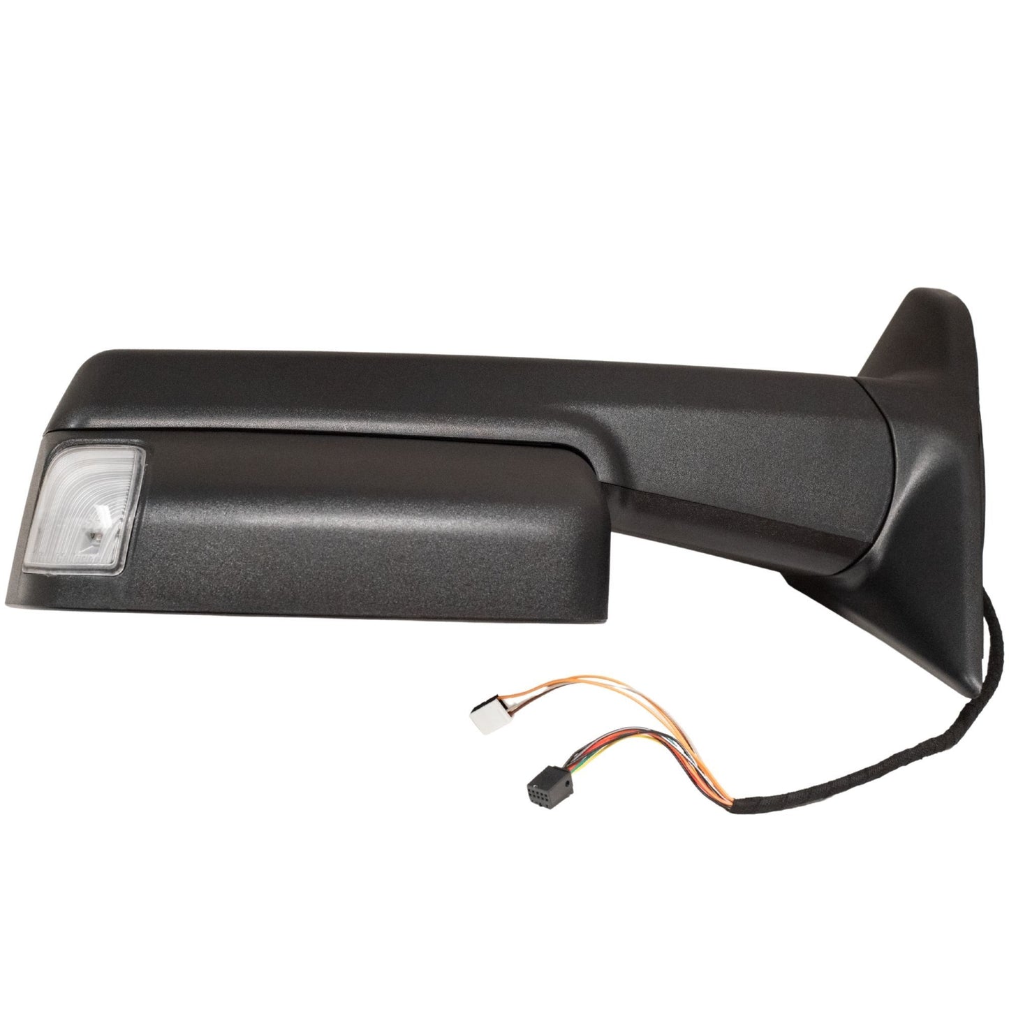 Power Towing Mirror for 2009-2010 Ram 1500 Flip-Up Turn Signal Indicator Puddle Lamp Heated Manual Fold for 2010 Ram 2500 for 2011-2012 1500 for 2011-2012 2500 55372071AK Left CH1320315