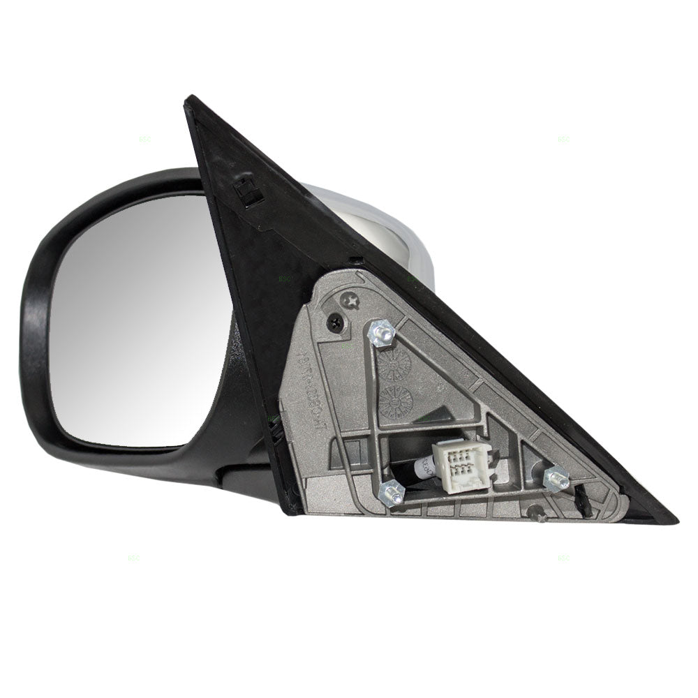 Replacement Drivers Power Side View Mirror Heated Chrome Cover Compatible with 300 Magnum 4806871AL