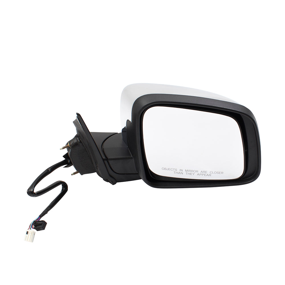 Replacement Passenger Power Side View Mirror Heated Signal Memory Chrome Compatible with 2011-2019 Durango 68237572AF CH1321377