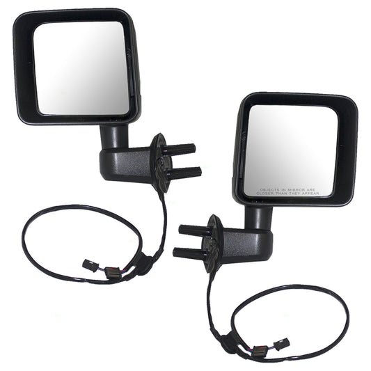Power Mirror for 2015-2017 Wrangler OEM Upgrade Type Heated Set CH1320393