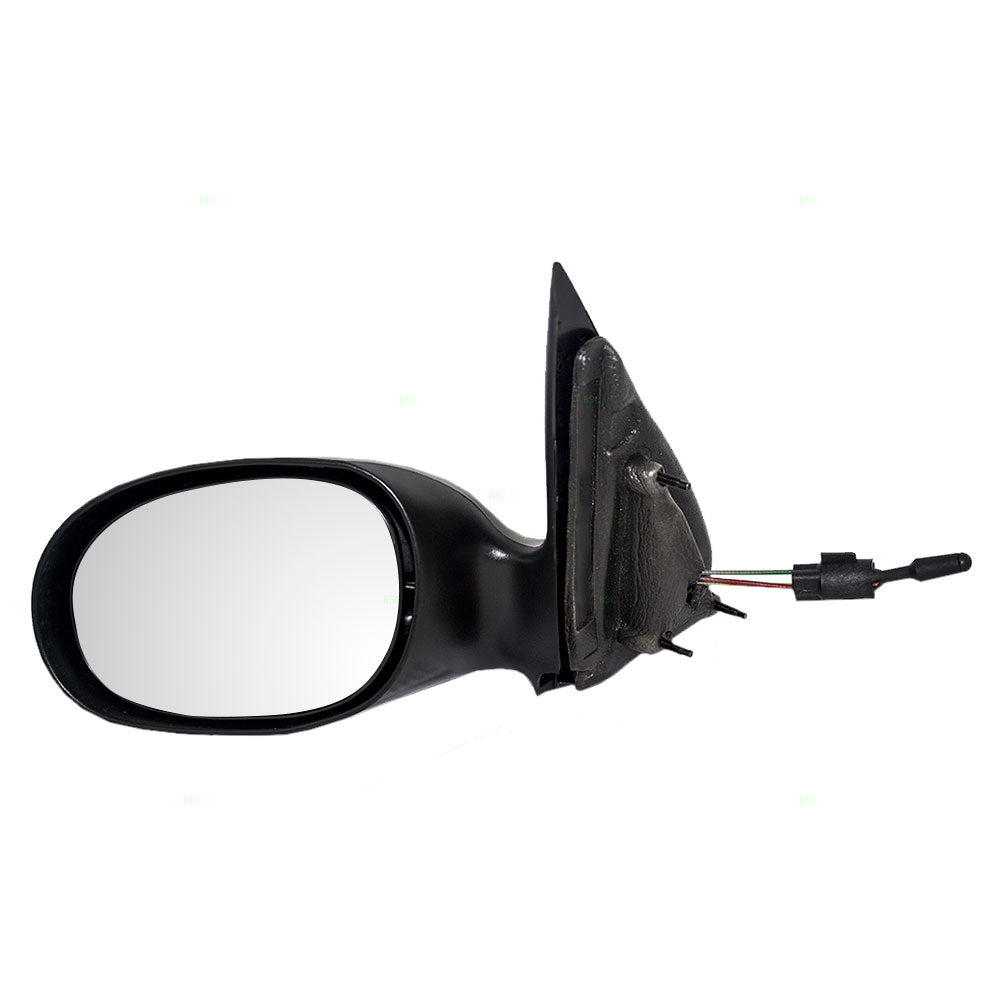 Replacement Driver Manual Remote Side View Mirrors Textured Compatible with 2001-2003 PT Cruiser 4724655AE
