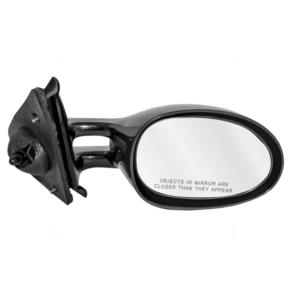 Replacement Passengers Manual Remote Side View Mirror Compatible with 1995-2000 Cirrus Stratus 4646802