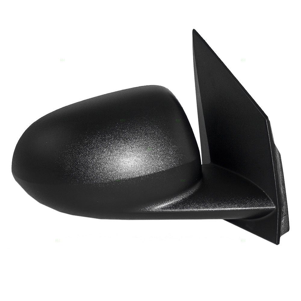 Brock Replacement Passenger Side Manual Mirror Textured Black Compatible with 2007-2012 Caliber 5115036AC
