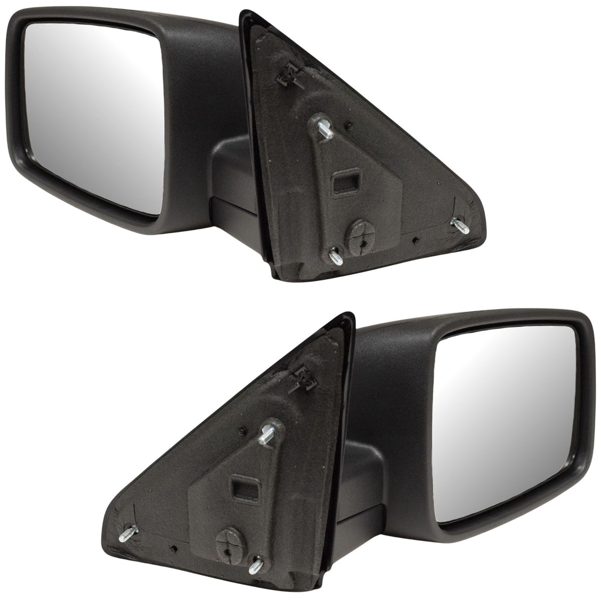 Manual Mirror for 2019-2024 1500 Classic 6x9 w/ Temp Sensor Textured for 2013-2018 1500 for 2013-2022 2500 68142667AM Set CH1320353