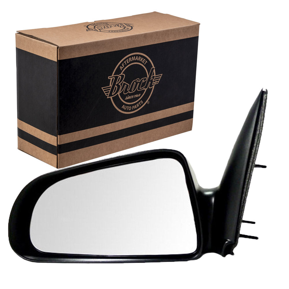 Replacement Driver Manual Side View Mirror 5x7 Textured Compatible with 05-10 Dakota 55077621AD