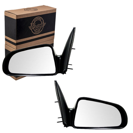 Manual Mirror for 2005-2011 Dakota 5X7 2006-2009 Raider 55077621AD Set