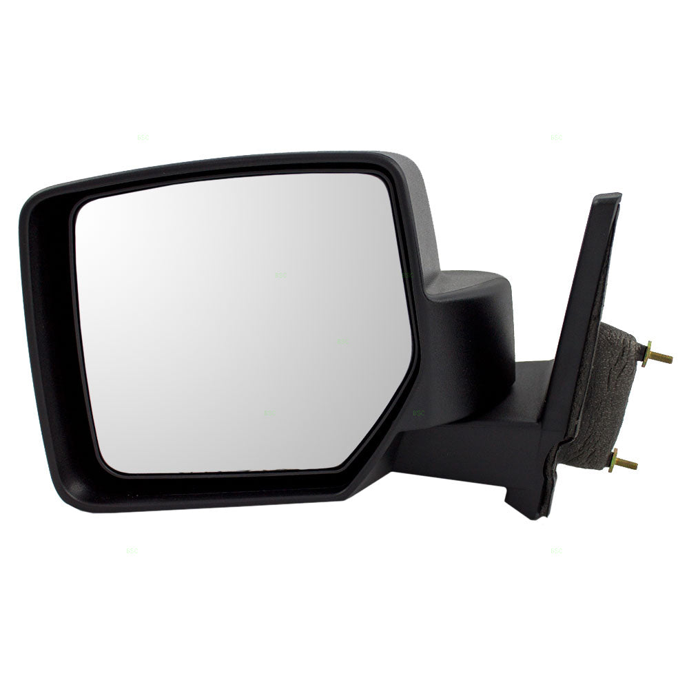 Replacement Driver Manual Side View Mirror Textured Black Compatible with 2007-2017 Patriot 5155457AH