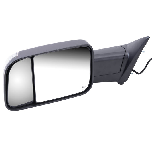 Manual Tow Mirror for 1994-2001 Ram 1500 7X10 Flip-Up New Arm Design 1994-2002 Ram 2500 1994-2002 Ram 3500 1995-2001 Ramcharger 55156335AD Left
