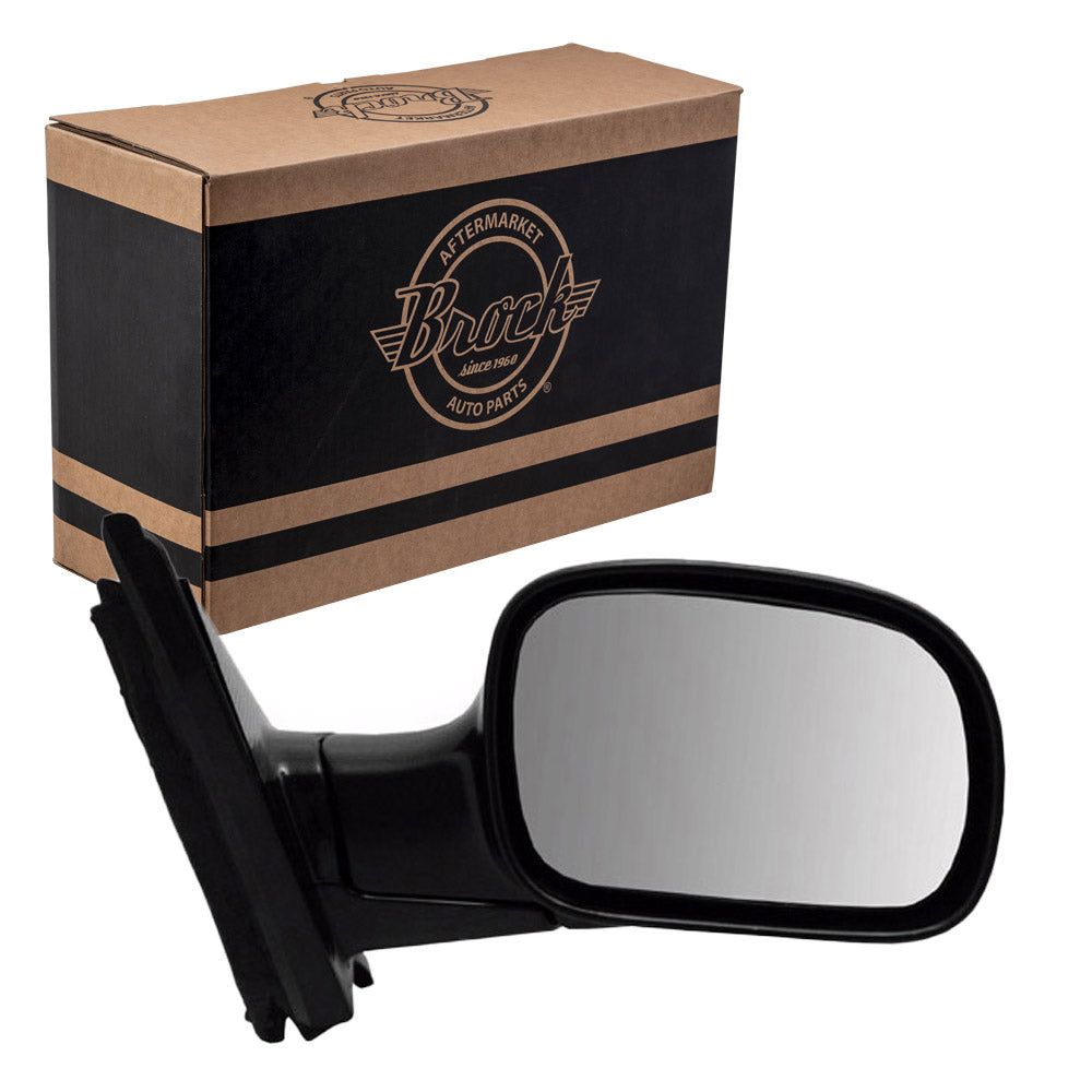 Replacement Passengers Manual Side View Mirror Compatible with Caravan Town & Country Voyager 4894410AE