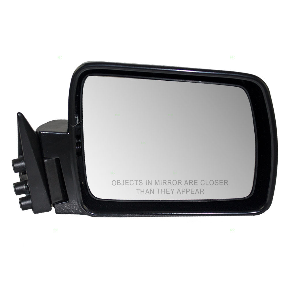 Replacement Passenger Manual Side View Mirror Compatible with Cherokee Comanche Wagoneer 55007818