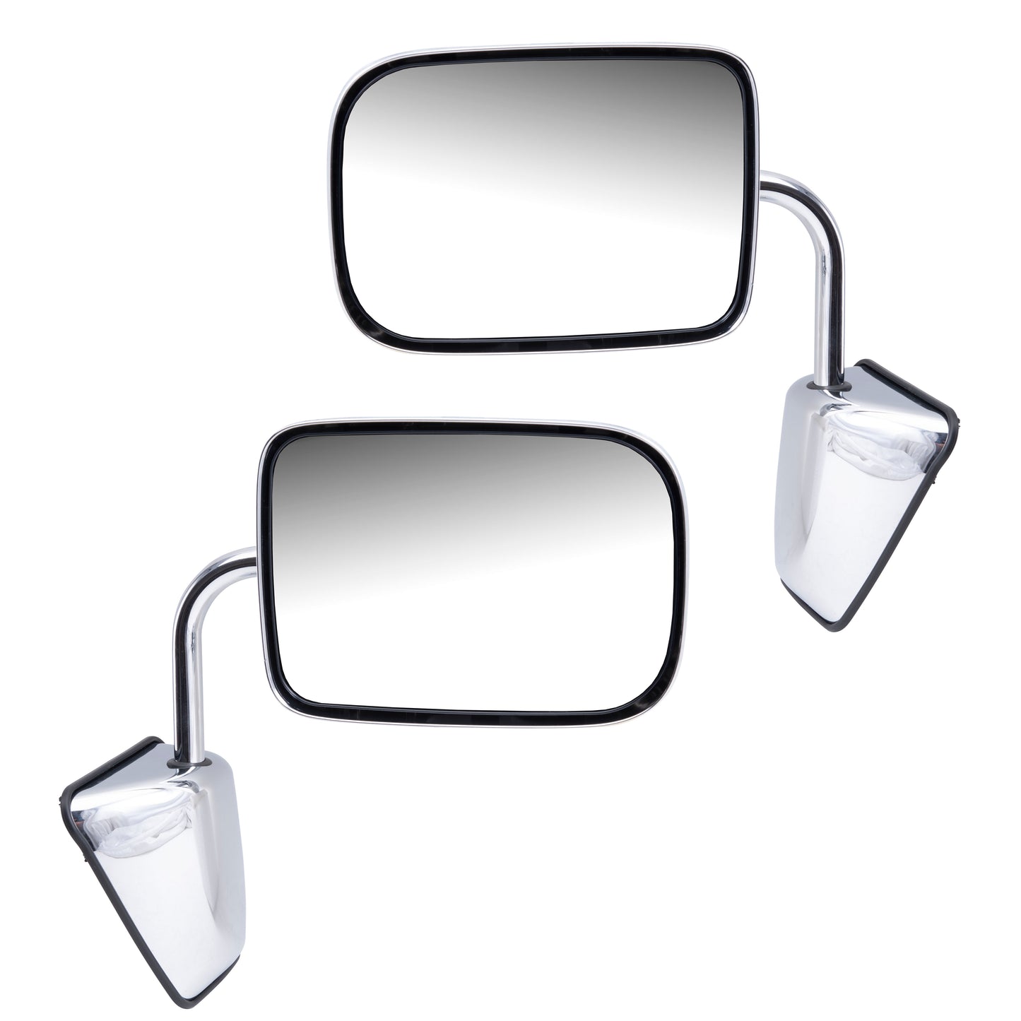 Manual Mirror for 1988-1989 D100 6X9 1988-1993 D150 1988-1993 D250 1988-1993 D350 1988-1993 Ram 50 1988-1993 Ramcharger 1988-1989 W100 1988-1993 W150 1988-1993 W250 1988-1993 W350 55074999 Set