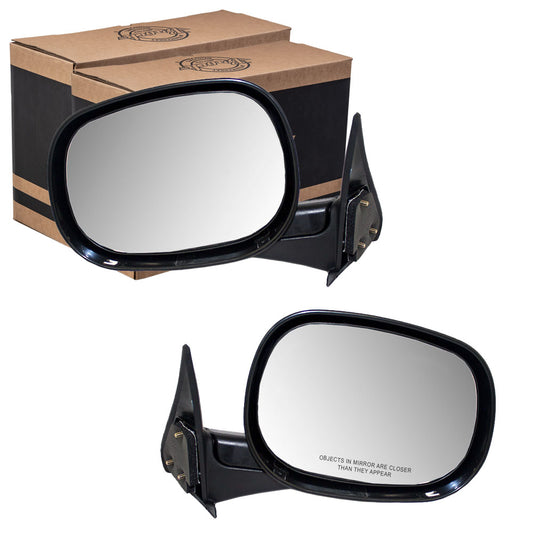 Manual Mirror for 1998-2001 Ram 1500 6X9 Standard Mount 1998-2002 Ram 2500 1998-2002 Ram 3500 55076479AC Set