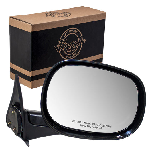 Manual Mirror for 1998-2001 Ram 1500 6X9 Standard Mount 1998-2002 Ram 2500 1998-2002 Ram 3500 55076478AC Right