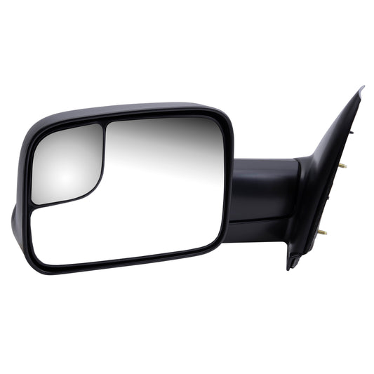 Manual Tow Mirror for 2002-2008 Ram 1500 7X10 Flip-Up 2003-2009 Ram 2500 2004-2010 Ram 3500 55077493AN Left