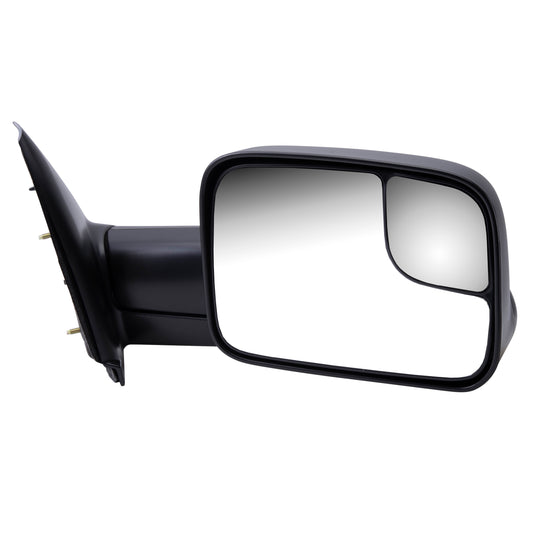 Manual Tow Mirror for 2002-2008 Ram 1500 7X10 Flip-Up 2003-2009 Ram 2500 2004-2010 Ram 3500 55077492AN Right