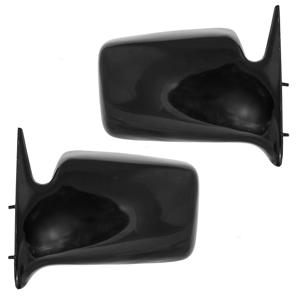 Driver and Passenger Manual Side View Mirrors 5x7 Ready-to-Paint Replacement for Dodge Pickup Truck 4354345 4354344