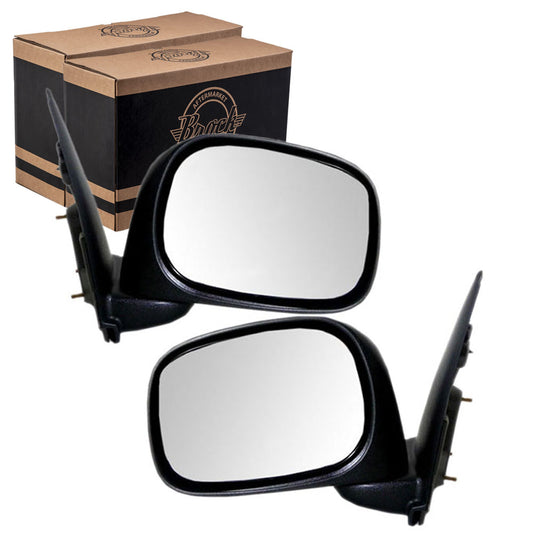 Manual Mirror for 2002-2008 Ram 1500 w/o Towing Package 2003-2009 Ram 2500 2004-2009 Ram 3500 55077439AJ Set