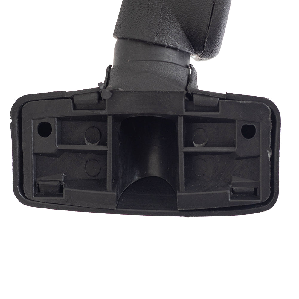 Replacement Passenger Manual Side View Mirror Door Mounted Textured Black Compatible with Cherokee Comanche Wrangler 55027208