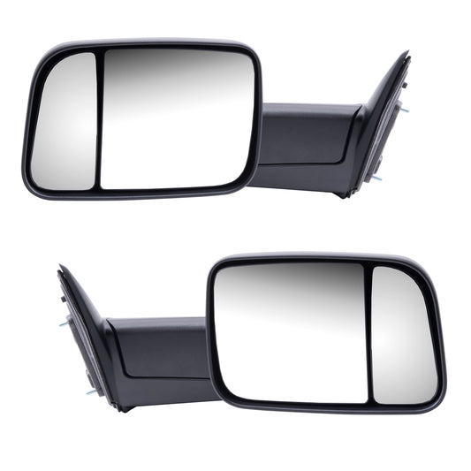 Manual Tow Mirror for 2013-2018 1500 Towing Package Flip-Up Temperature Sensor 2013-2018 2500 2013-2018 3500 2019-2024 1500 Classic 68412769AC Set