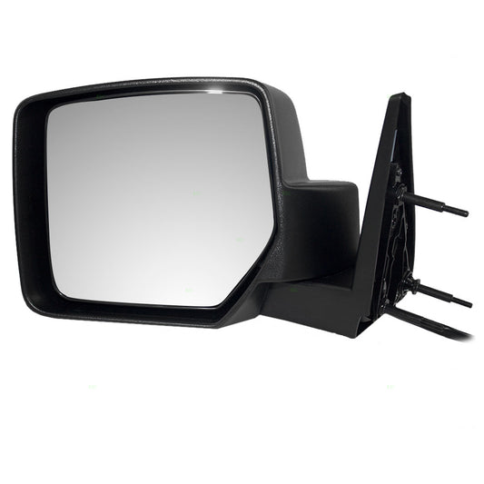 Replacement Driver Power Side View Mirror Textured Black Compatible with 2007-2011 Nitro 55157189AI