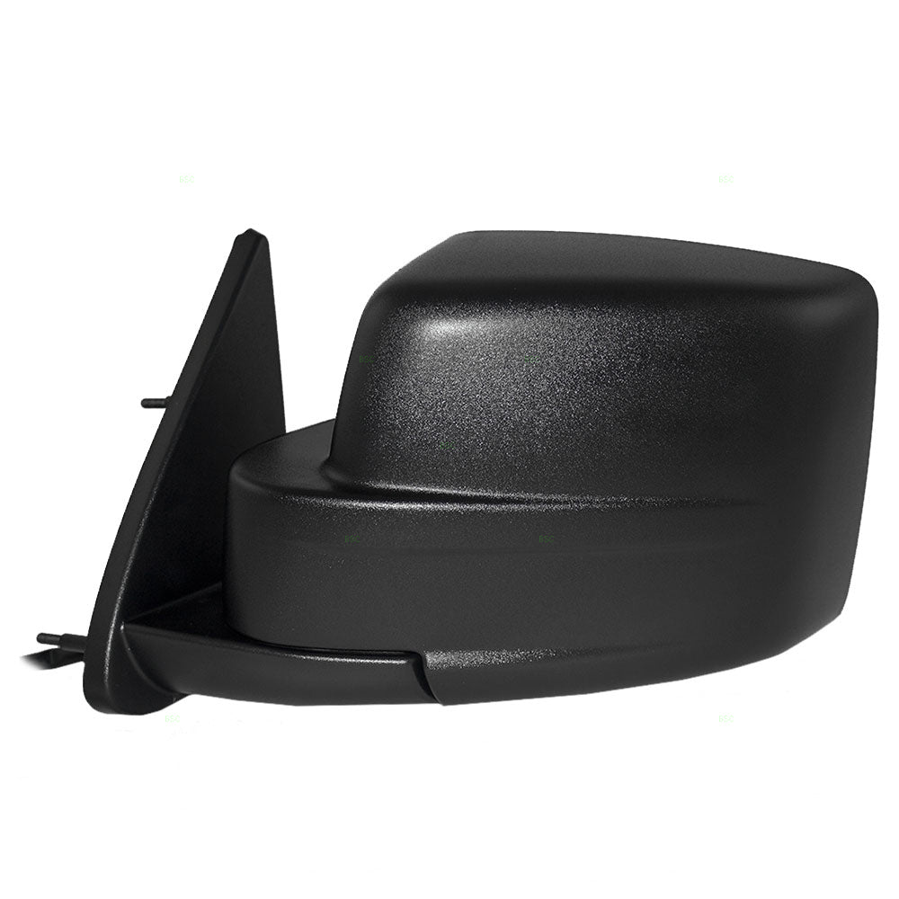 Replacement Driver Power Side View Mirror Textured Black Compatible with 2007-2011 Nitro 55157189AI