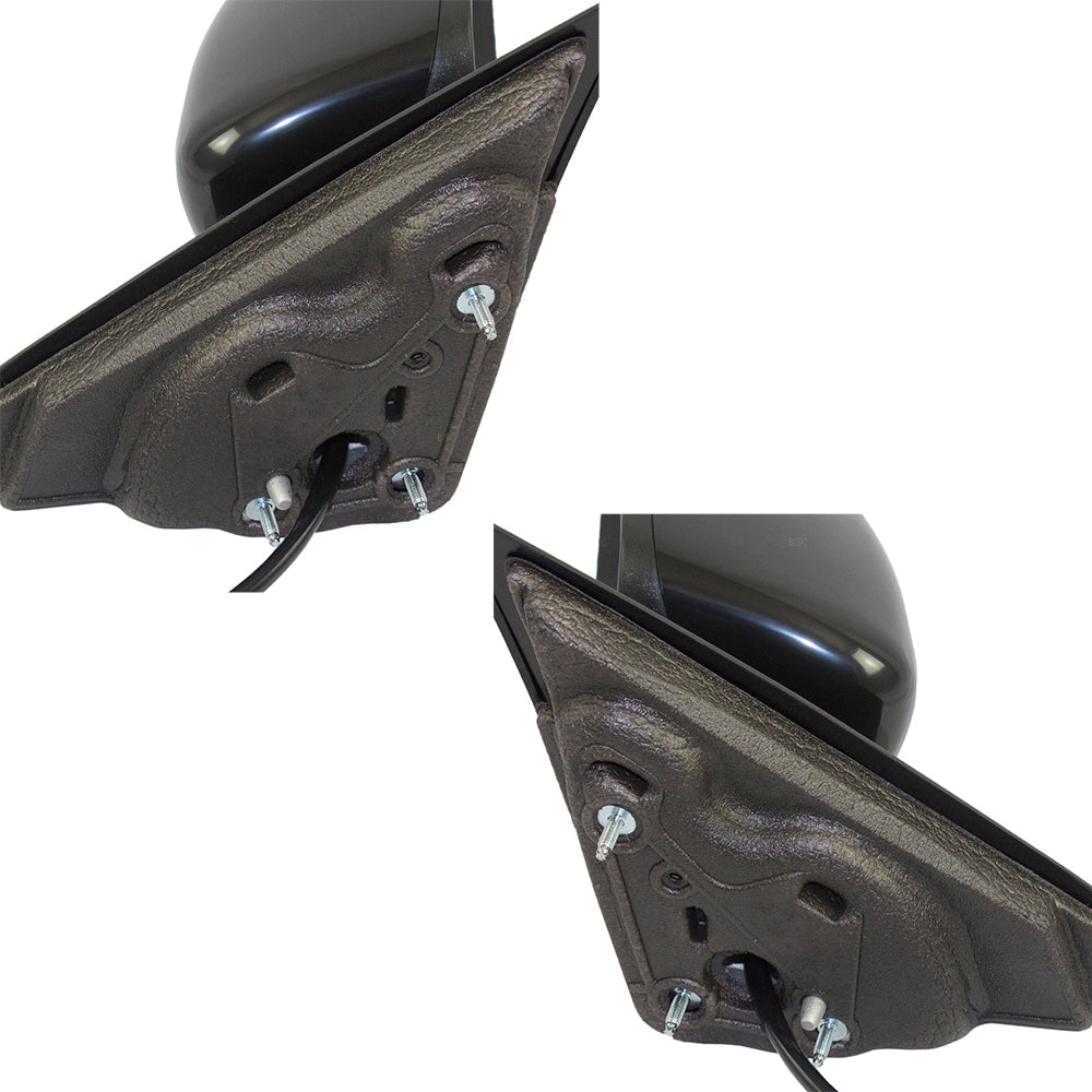 Pair Set Power Side View Mirrors Replacement for Dodge Dart 6AC731X8AA 6AC721X8AA CH1321406 CH1320406