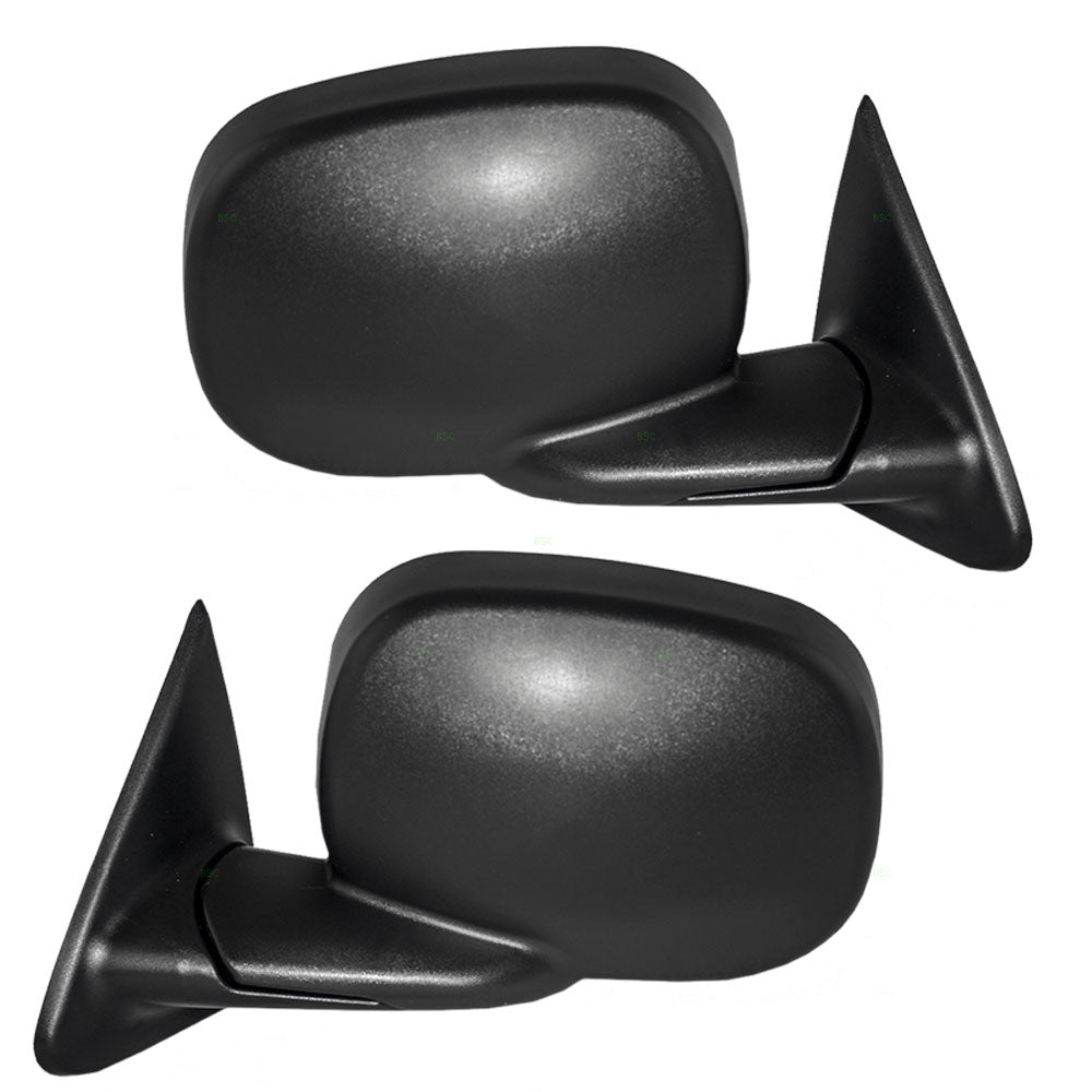 Driver and Passenger Power Side View Mirrors Replacement for Dodge SUV Pickup Truck 55154845AF 55154844AD