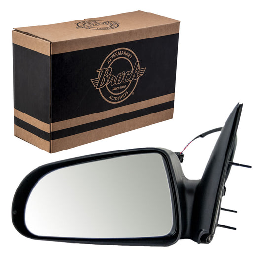 Replacement Driver Power Side View Mirror 5x7 Textured Compatible with 2005-2011 Dakota 2006-2009 Raider 55077623AD