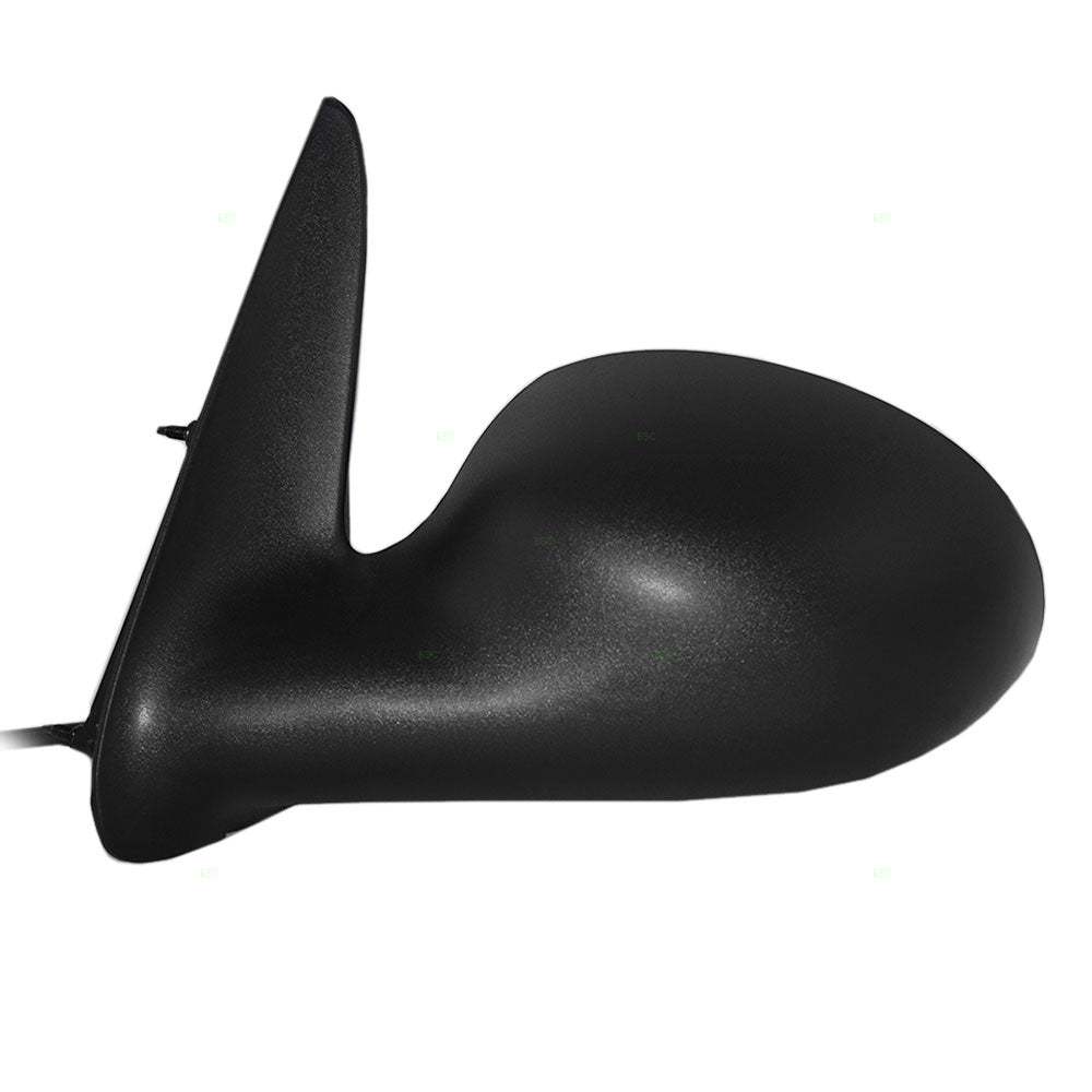 Replacement Drivers Power Side View Mirror Textured Compatible with 2004-2010 PT Cruiser Wagon 5067423AD