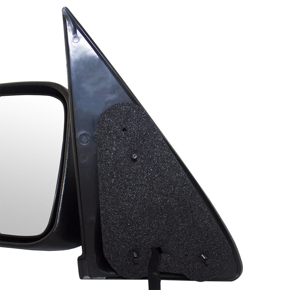 Replacement Driver Power Side View Mirror Textured Black Compatible with 2002-2007 Liberty 55155843AI