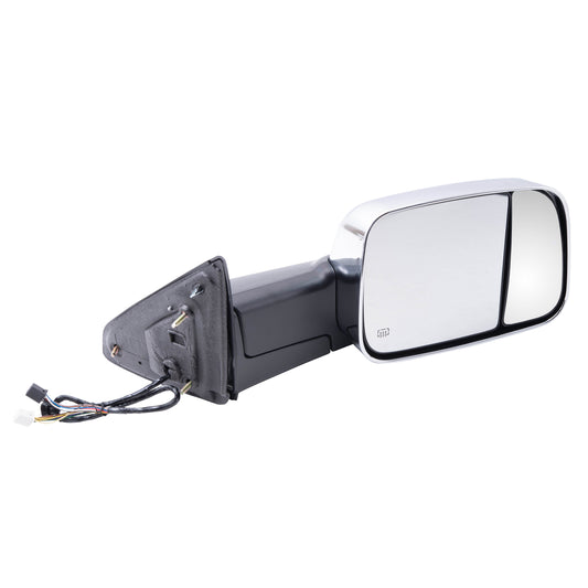 Power Towing Mirror for 2009-2010 Ram 1500 Flip-Up Turn Signal Indicator Puddle Lamp Memory Heated for 2009-2010 Ram 2500 for 2011-2012 1500 for 2011-2012 2500 68033734AD Right CH1321320