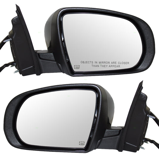 Power Mirror for 2014-2018 Cherokee 10H7P+10H2P Turn Signal Indicator Puddle Lamp Heated 1VF39TZZAD Set CH1320379
