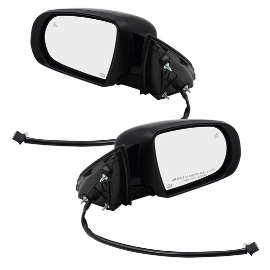 Power Mirror for 2014-2018 Cherokee Turn Signal Indicator Puddle Lamp 1UV67TZZAD Set CH1320428