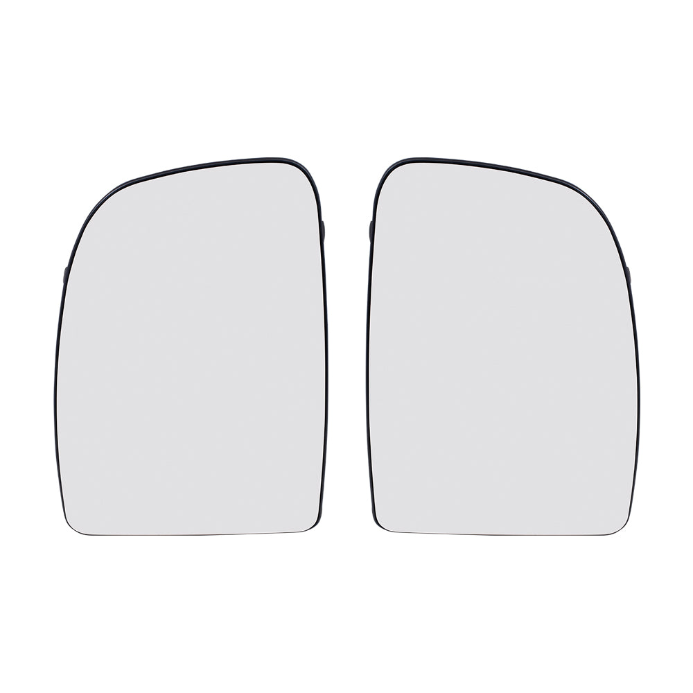 Brock Replacement Set Upper Mirror Glass with Bases Compatible with 2014 2015 2016 2017 2018 2019 2020 2021 2022 2023 Promaster Van