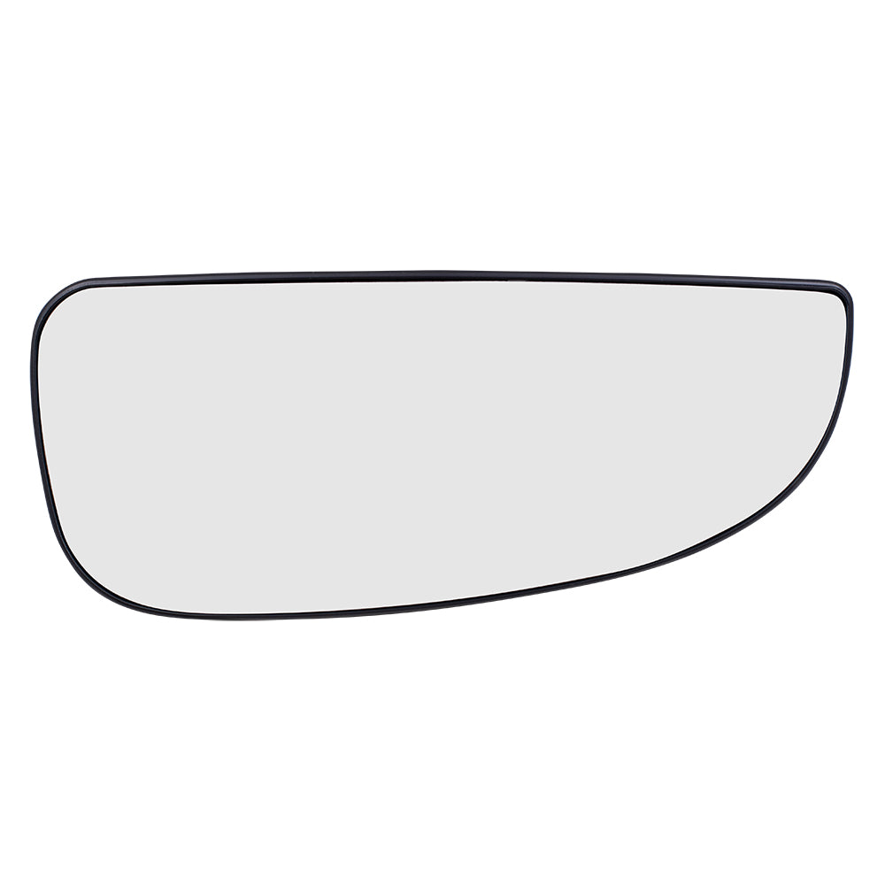 Brock Replacement Passenger Lower Mirror Glass with Base Compatible with 2014 2015 2016 2017 2018 2019 Promaster Van