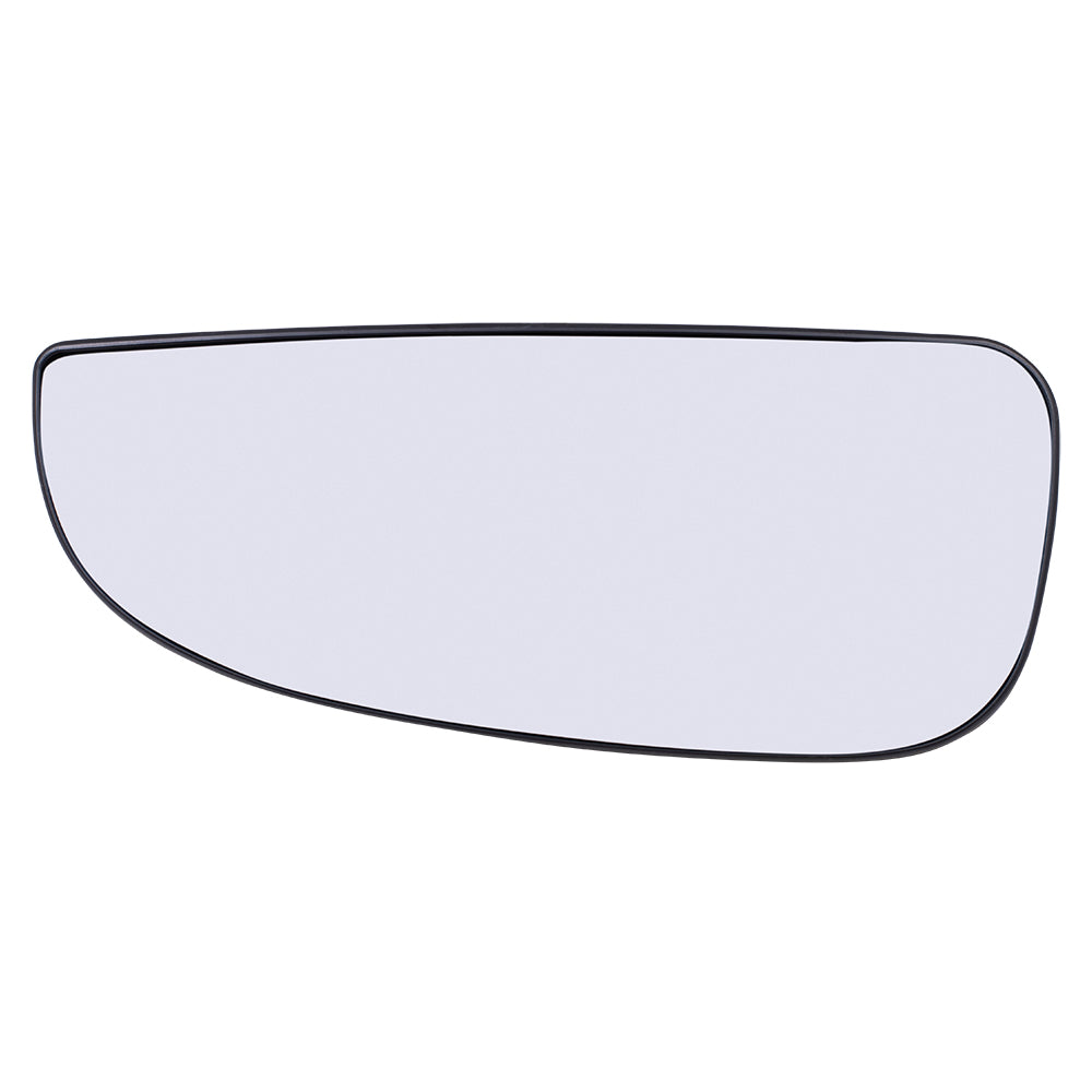 Brock Replacement Driver Lower Mirror Glass with Base Heated Compatible with 2014 2015 2016 2017 2018 2019 Promaster Van