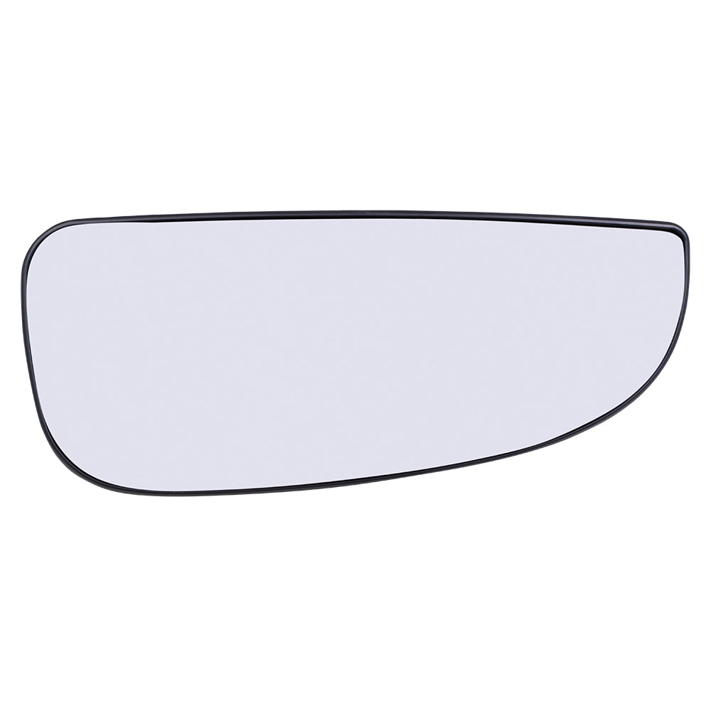 Brock Replacement Passenger Lower Mirror Glass with Base Heated Compatible with 2014 2015 2016 2017 2018 2019 Promaster Van