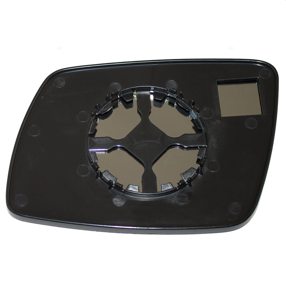Brock Replacement Passenger Side View Mirror Glass & Base OEM Substitute Compatible with 2009-2016 Journey 68045692AA CH1323394