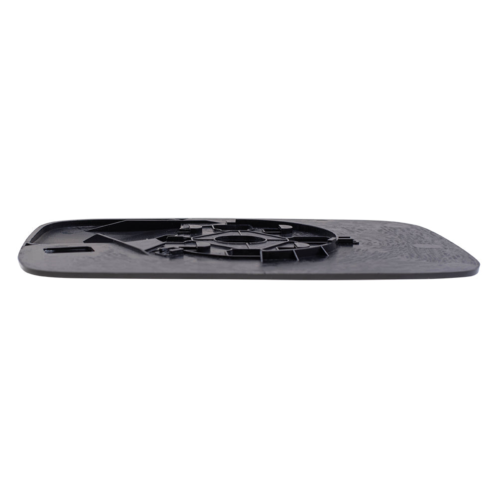 Brock Replacement Passenger Side Manual Tow Mirror Glass & Base with Spotter Glass without Heat Compatible with 2005-2008 1500 & 2005-2009 2500/3500