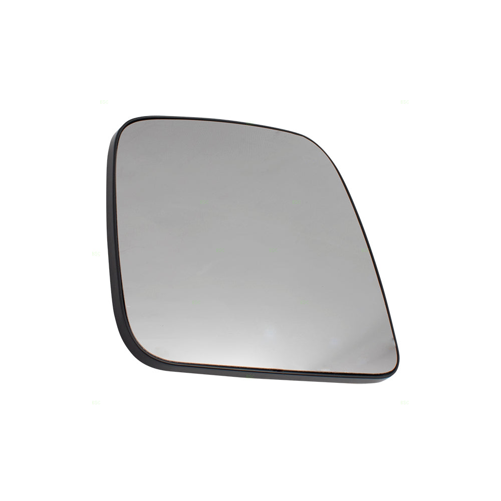 Brock Replacement Driver Side View Mirror Glass & Base Heated Compatible with 2011-2018 Durango Grand Cherokee 68092053AB