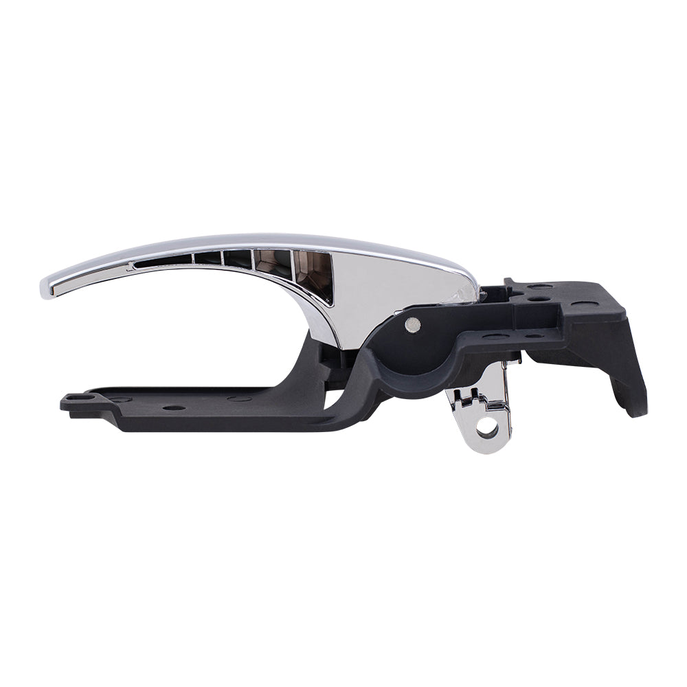 Brock Replacement Pair Set Inside Front Chrome Door Handles Compatible with Town & Country Grand Caravan C/V Tradesman Van 5020799AD 5020798AD