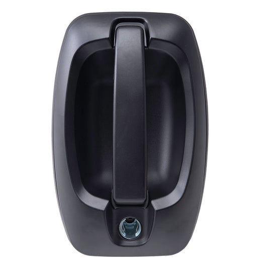 Brock 2442-0001L Aftermarket Replacement Front Driver Left Outside Door Handle Textured Black Compatible With 2014-2023 RAM Promaster
