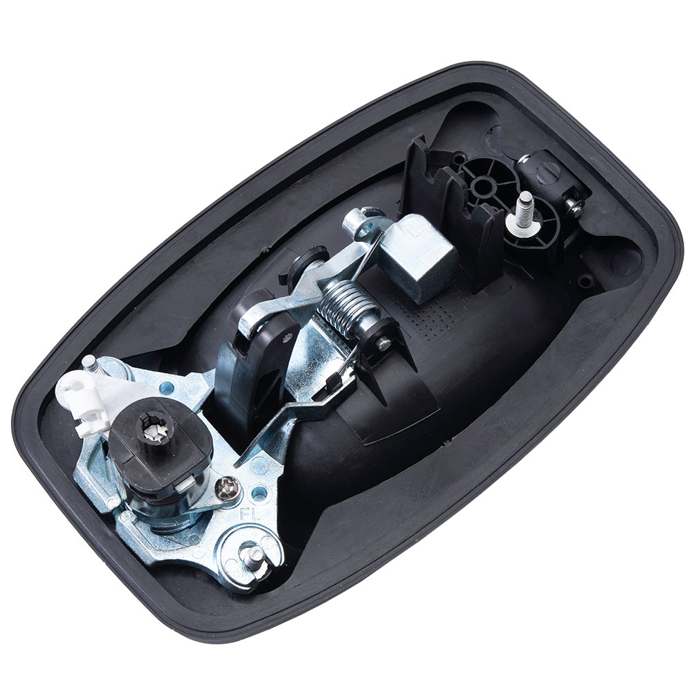 Brock 2442-0001L Aftermarket Replacement Front Driver Left Outside Door Handle Textured Black Compatible With 2014-2023 RAM Promaster