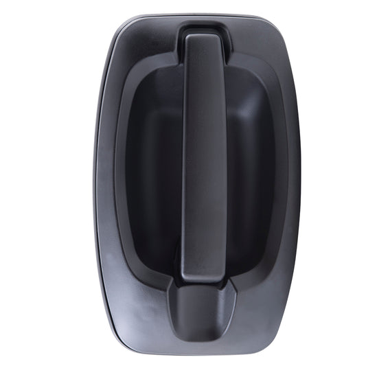 Brock 2441-0002R Aftermarket Replacement Front Passenger Right Outside Door Handle Textured Black Compatible With 2014-2023 RAM Promaster