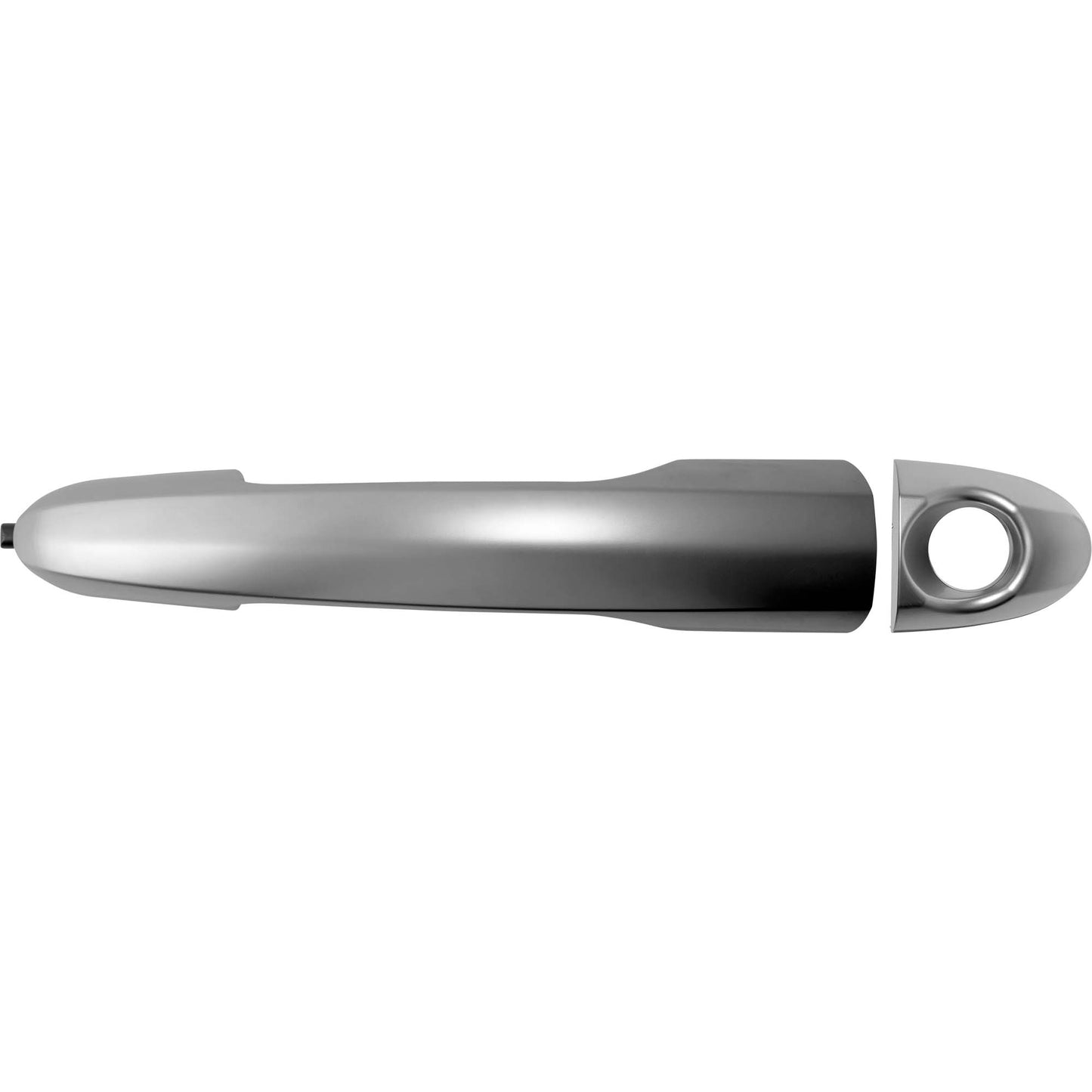 Brock Outside Door Handle With Keyhole Silver Front Left Compatible With 2014-2017 FIAT 500L Trekking/Urbana Trekking 2442-0004L